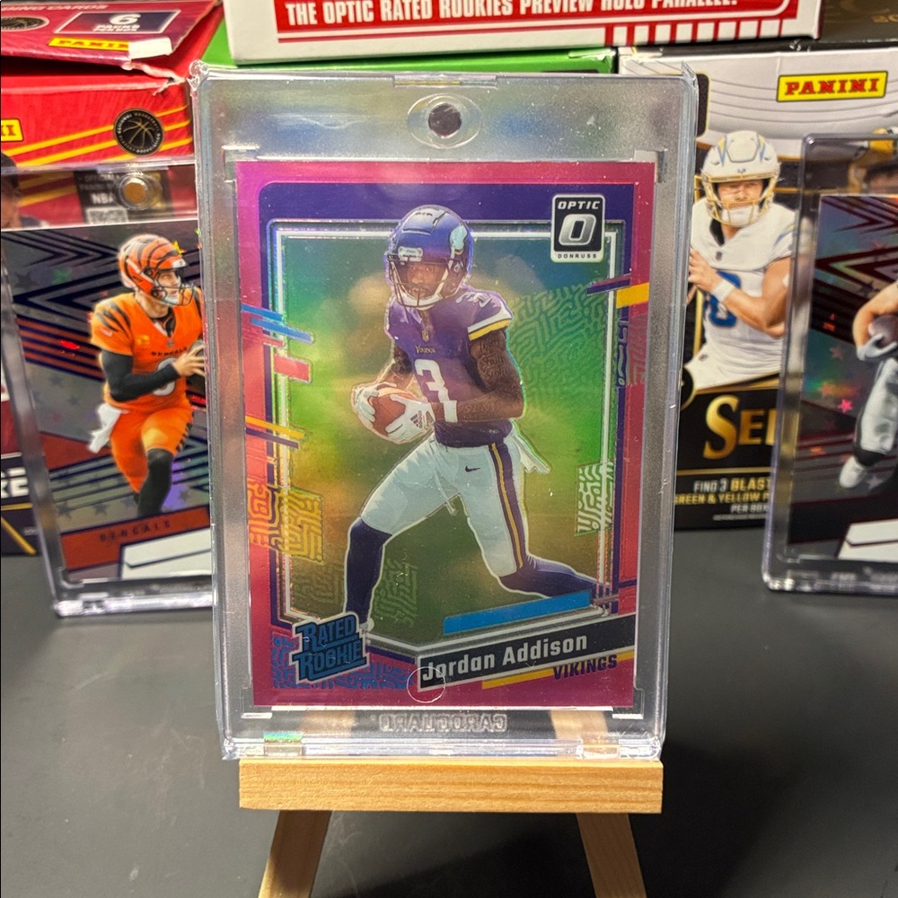 Panini Optic Rated Rookie Card - Jordan Addison - Picture 2 of 3